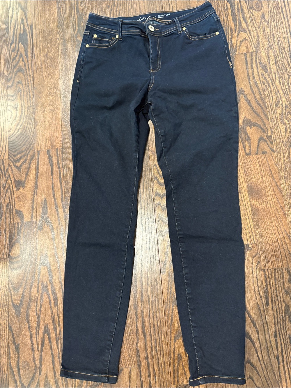 INC Dark Navy Women’s Skinny Curvy Stretch Jeans Size Small
